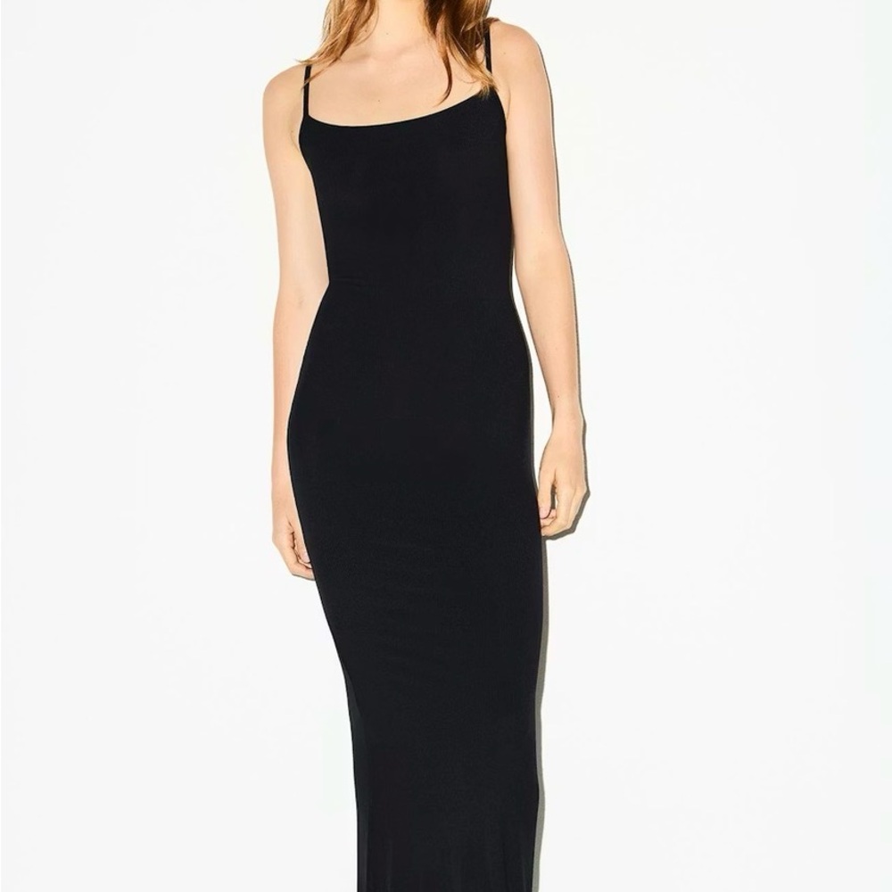 Skims Soft Lounge Petite Long Slip Dress